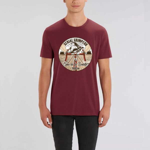 T-Shirt Cime de la Bonette – Serial Grimpeur – 2021 – Unisexe