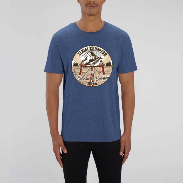 T-Shirt Cime de la Bonette – Serial Grimpeur – 2021 – Unisexe