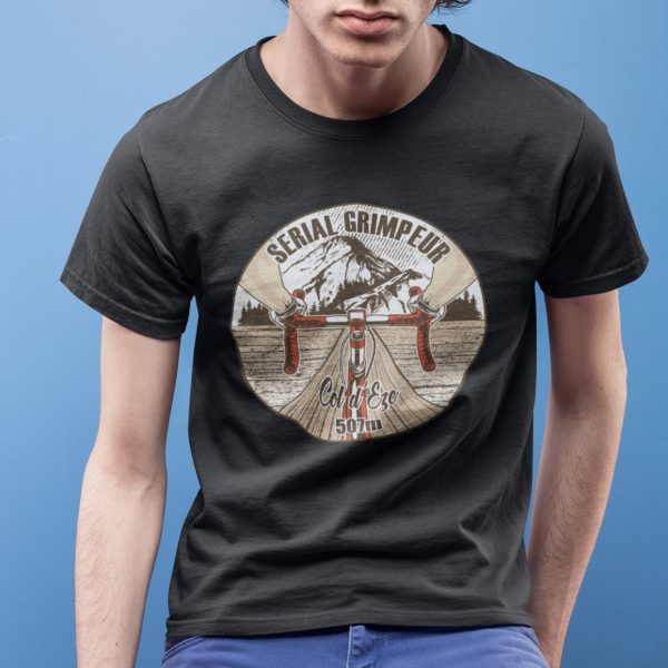 T-Shirt Col d`Eze – Serial Grimpeur – 2021 – Unisexe