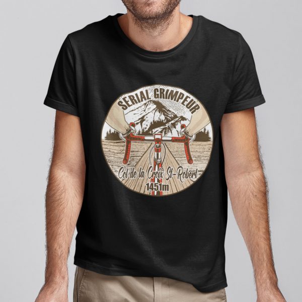T-Shirt Col de la Croix St-Robert – Serial Grimpeur – 2021 – Unisexe