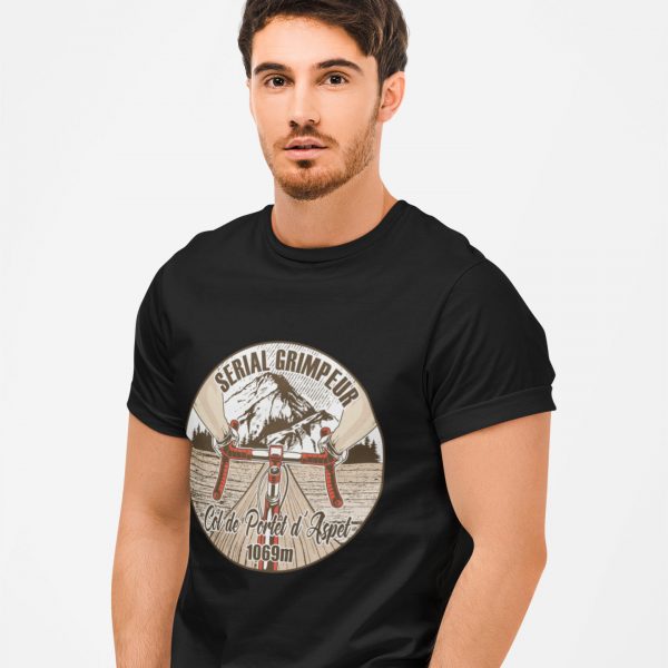 T-Shirt Col de Portet d`Aspet – Serial Grimpeur – 2021 – Unisexe