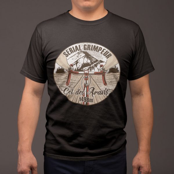 T-Shirt Col des Aravis – Serial Grimpeur – 2021 – Unisexe