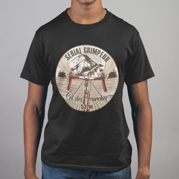 T-Shirt Col des Fourches – Serial Grimpeur – 2021 – Unisexe