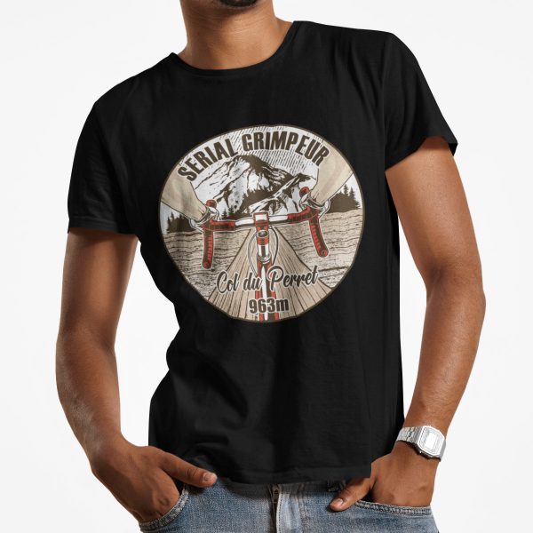 T-Shirt Col du Perret – Serial Grimpeur – 2021 – Unisexe