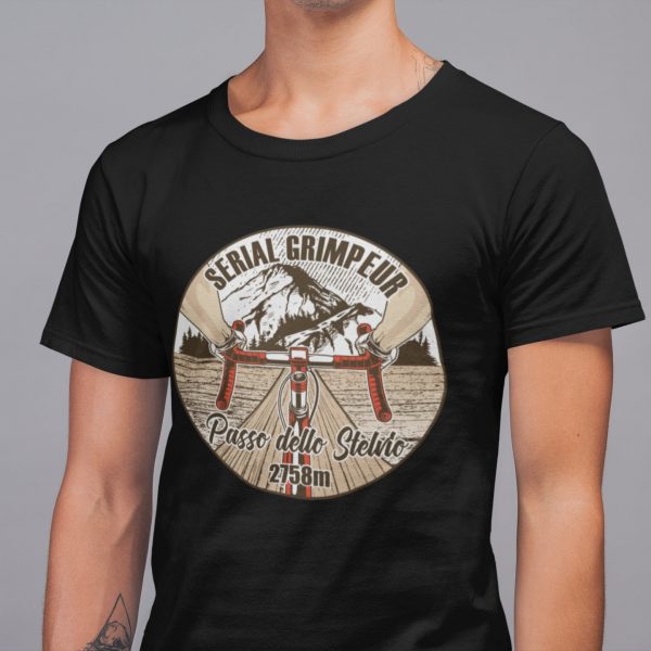 T-Shirt Passo dello Stelvio – Serial Grimpeur – 2021 – Unisexe